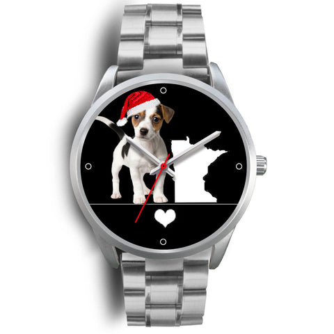 Jack Russell Terrier Minnesota Christmas Special Wrist Watch