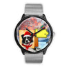 Border Collie Iowa Christmas Special Wrist Watch