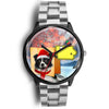 Border Collie Iowa Christmas Special Wrist Watch