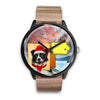 Border Collie Iowa Christmas Special Wrist Watch