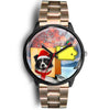 Border Collie Iowa Christmas Special Wrist Watch