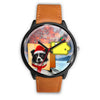 Border Collie Iowa Christmas Special Wrist Watch