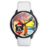 Border Collie Iowa Christmas Special Wrist Watch