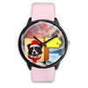 Border Collie Iowa Christmas Special Wrist Watch