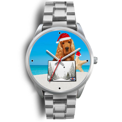 Cocker Spaniel Colorado Christmas Special Wrist Watch