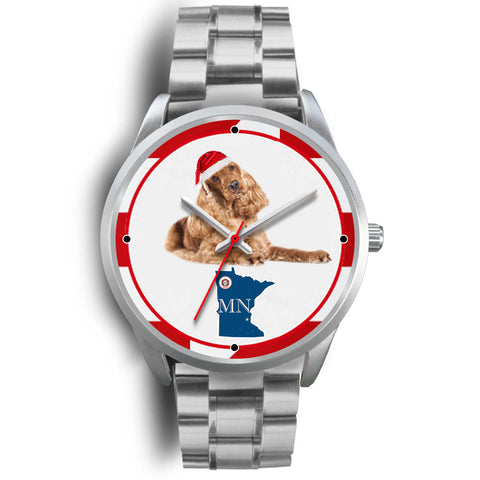 Cocker Spaniel Minnesota Christmas Special Wrist Watch