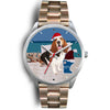 Basset Hound Minnesota Christmas Special Wrist Watch