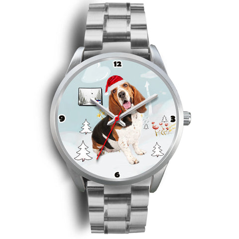 Basset Hound Colorado Christmas Special Wrist Watch