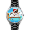 Papillon Dog Christmas Special Wrist Watch