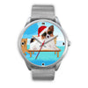 Papillon Dog Christmas Special Wrist Watch