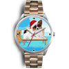 Papillon Dog Christmas Special Wrist Watch