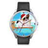 Papillon Dog Christmas Special Wrist Watch