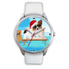 Papillon Dog Christmas Special Wrist Watch