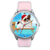 Papillon Dog Christmas Special Wrist Watch