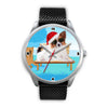 Papillon Dog Christmas Special Wrist Watch