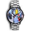 Boston Terrier Indiana Christmas Special Black Wrist Watch