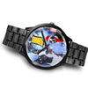 Boston Terrier Indiana Christmas Special Black Wrist Watch