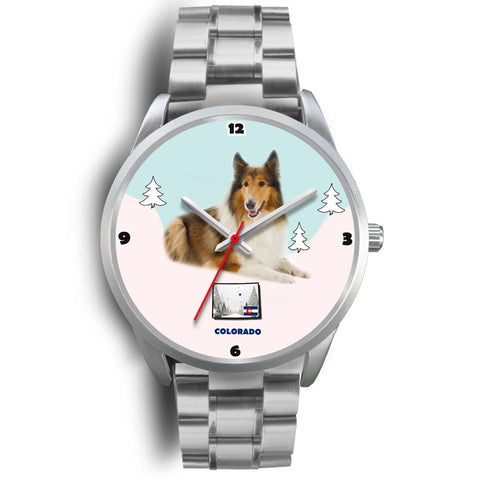 Rough Collie Colorado Christmas Special Wrist Watch