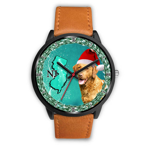 Chesapeake Bay Retriever Dog New Jersey Christmas Special Wrist Watch