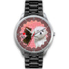 Lovely Maltese Dog New Jersey Christmas Special Wrist Watch