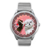 Lovely Maltese Dog New Jersey Christmas Special Wrist Watch