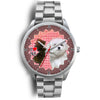 Lovely Maltese Dog New Jersey Christmas Special Wrist Watch