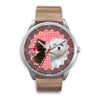 Lovely Maltese Dog New Jersey Christmas Special Wrist Watch