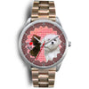 Lovely Maltese Dog New Jersey Christmas Special Wrist Watch