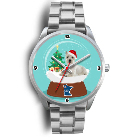 West Highland White Terrier Minnesota Christmas Special Wrist Watch