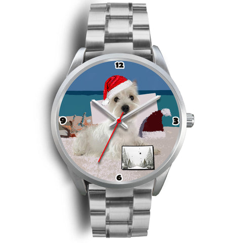 West Highland White Terrier Colorado Christmas Special Wrist Watch