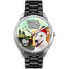 Bull Terrier Iowa Christmas Special Silver Wrist Watch