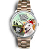 Bull Terrier Iowa Christmas Special Silver Wrist Watch