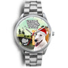 Bull Terrier Iowa Christmas Special Silver Wrist Watch