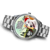 Bull Terrier Iowa Christmas Special Silver Wrist Watch