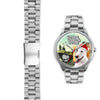 Bull Terrier Iowa Christmas Special Silver Wrist Watch