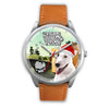Bull Terrier Iowa Christmas Special Silver Wrist Watch