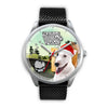 Bull Terrier Iowa Christmas Special Silver Wrist Watch