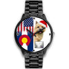 Norwich Terrier Colorado Christmas Special Wrist Watch