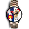 Norwich Terrier Colorado Christmas Special Wrist Watch