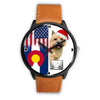 Norwich Terrier Colorado Christmas Special Wrist Watch