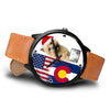 Norwich Terrier Colorado Christmas Special Wrist Watch