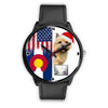 Norwich Terrier Colorado Christmas Special Wrist Watch