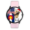 Norwich Terrier Colorado Christmas Special Wrist Watch
