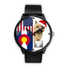 Norwich Terrier Colorado Christmas Special Wrist Watch
