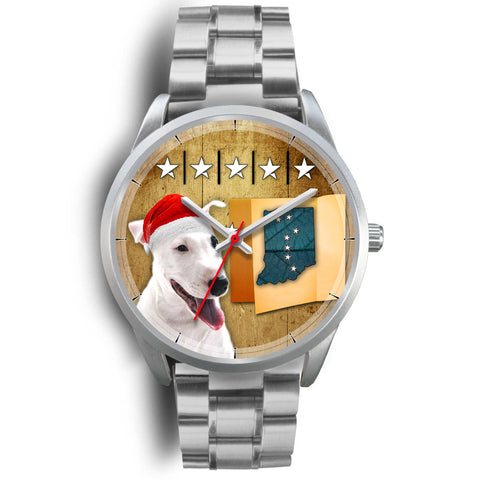 Bull Terrier Indiana Christmas Special Wrist Watch