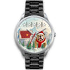 Cute Bulldog Iowa Christmas Special Wrist Watch