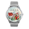 Cute Bulldog Iowa Christmas Special Wrist Watch