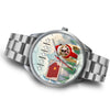 Cute Bulldog Iowa Christmas Special Wrist Watch