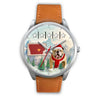 Cute Bulldog Iowa Christmas Special Wrist Watch