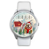 Cute Bulldog Iowa Christmas Special Wrist Watch